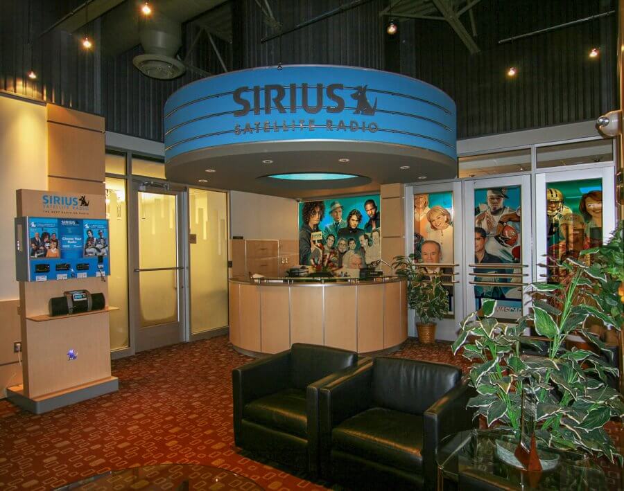 Sirius Satellite Radio office interior design