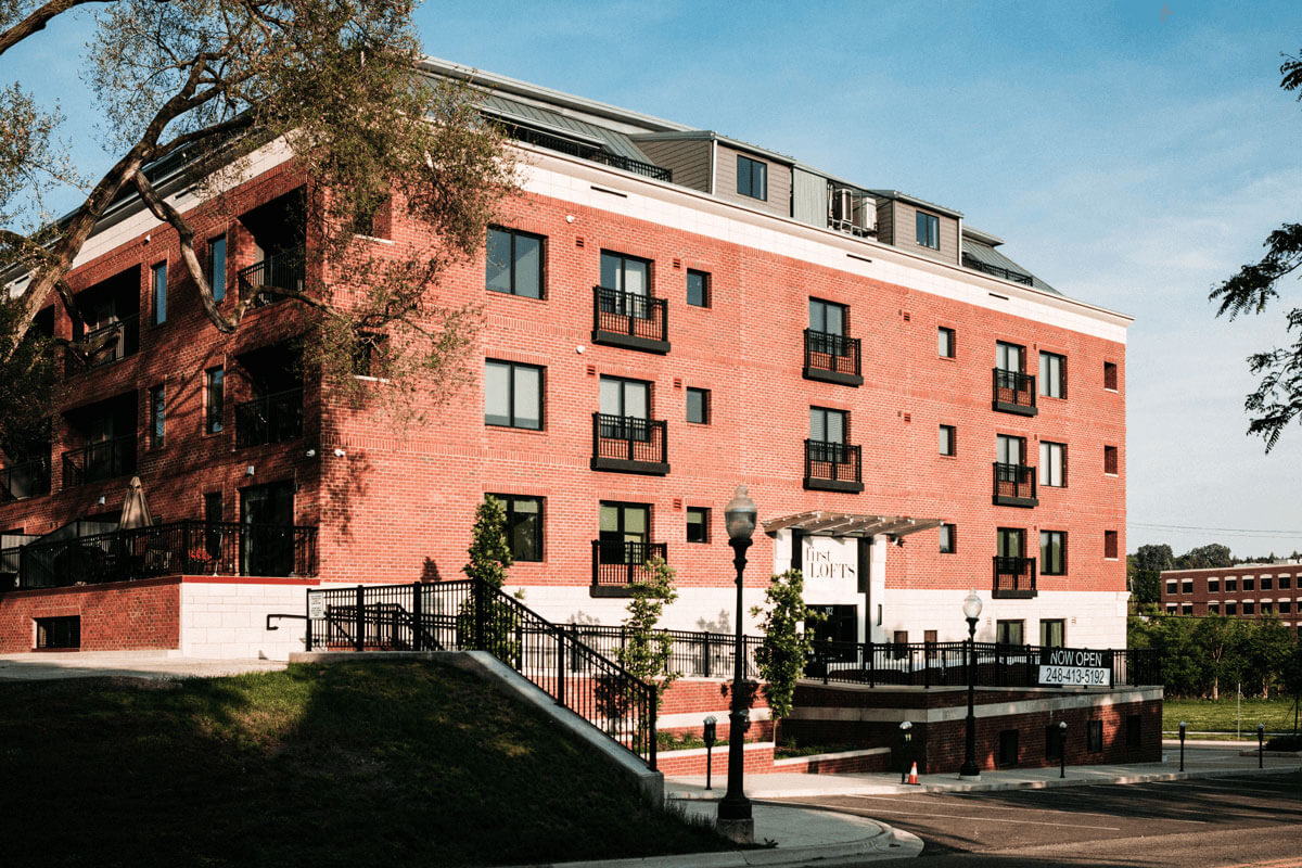 First Street Lofts building design