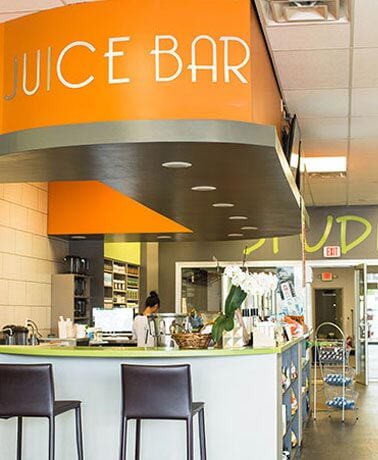 Juice bar interior design