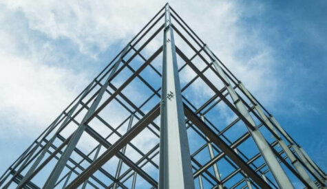 Building-Steel-Frame-Looking-Upward
